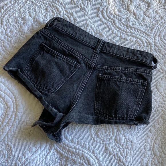 Black Jean Shorts - Picture 2 of 5